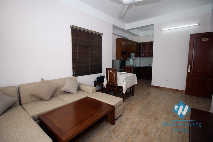 A brand new 1 bedroom apartment with big balcony for rent in Ba dinh